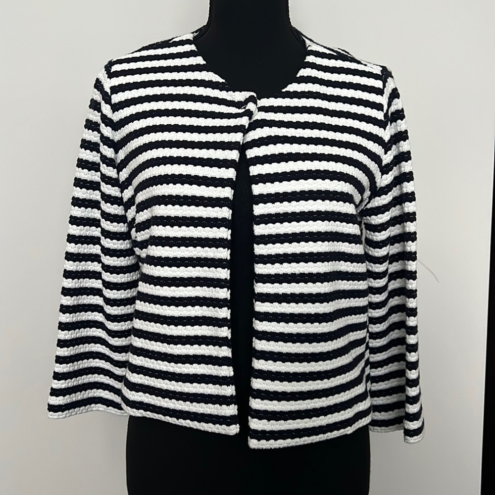 Hubert Gasser cotton knit nautical sweater jacket